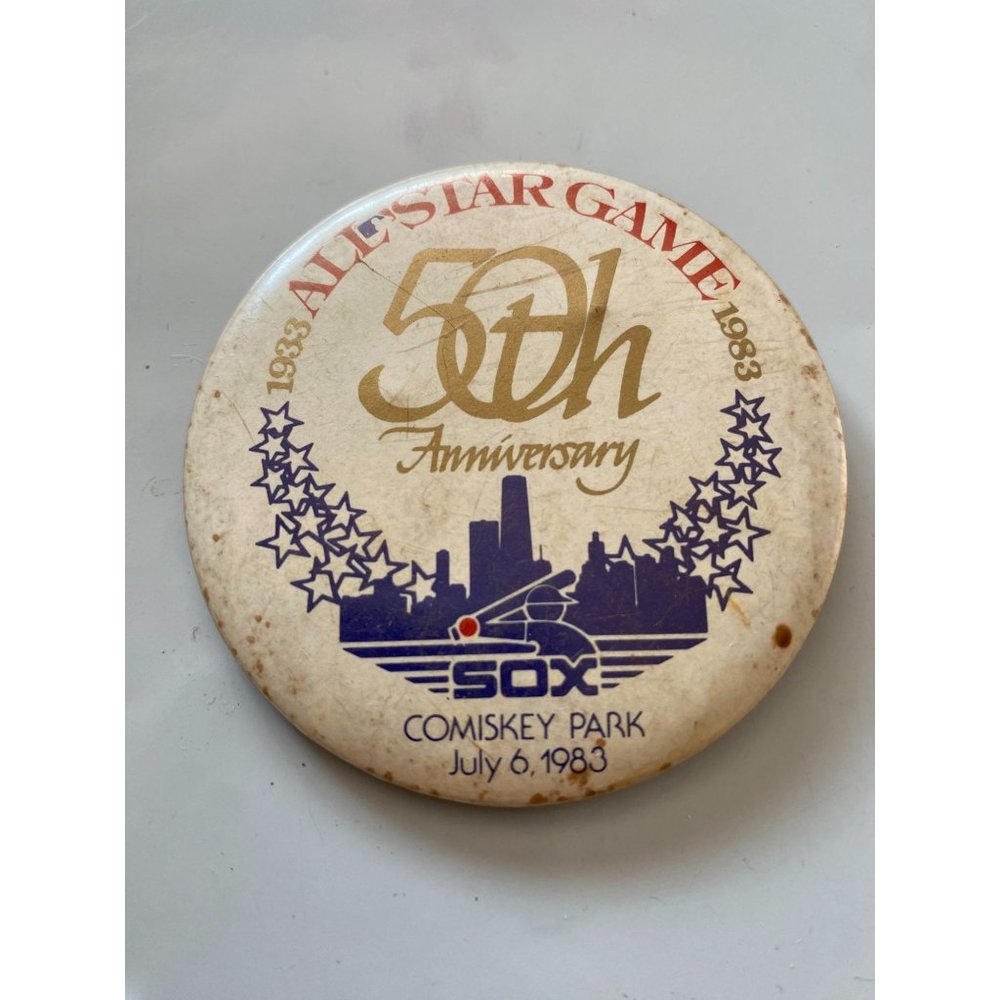 50th Anniversary All Star Game 1933-1983 Pinback Button, Chicago White Sox